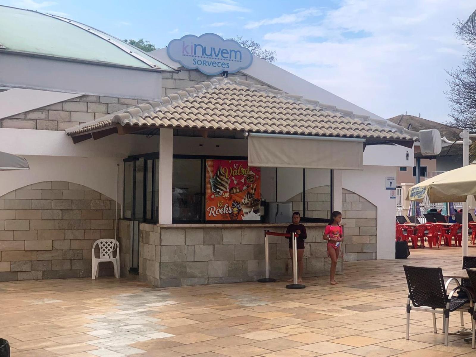 Lacqua diroma com fogão, geladeira, micro-ondas, Park aquático 24h, acomoda até 5 pessoas Caldas Novas Esterno foto